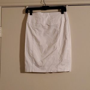 White Cotton Skirt